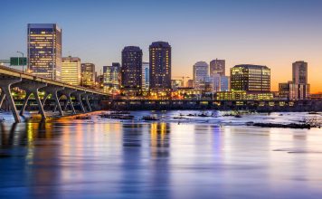 Richmond Virginia skyline