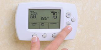 Smart thermostat for energy efficiency and conservation