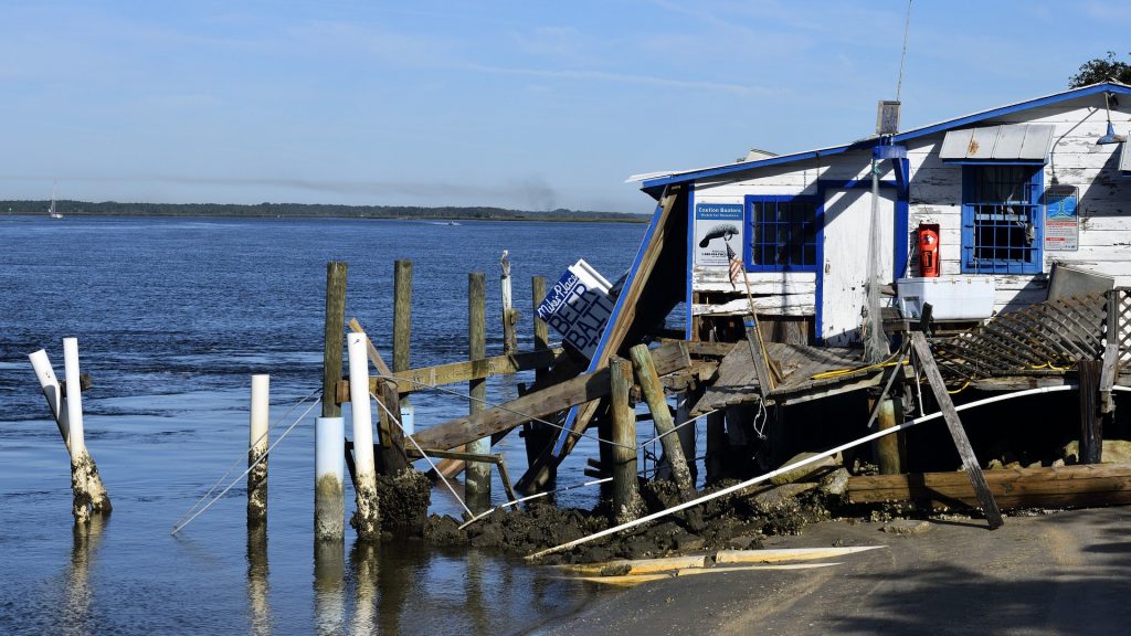 Hurricane damage
