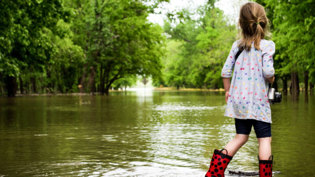 Flooding after severe weather