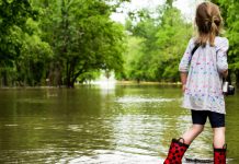 Flooding after severe weather