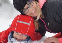 Family in the Snow