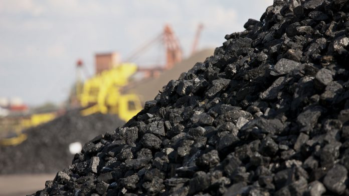 Coal Pile at Mine Coal Pile at Mine