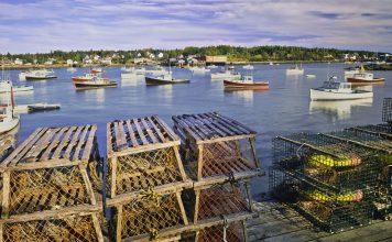 Maine Fishing Village