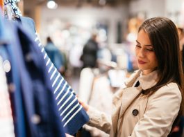 Woman Clothes Shopping